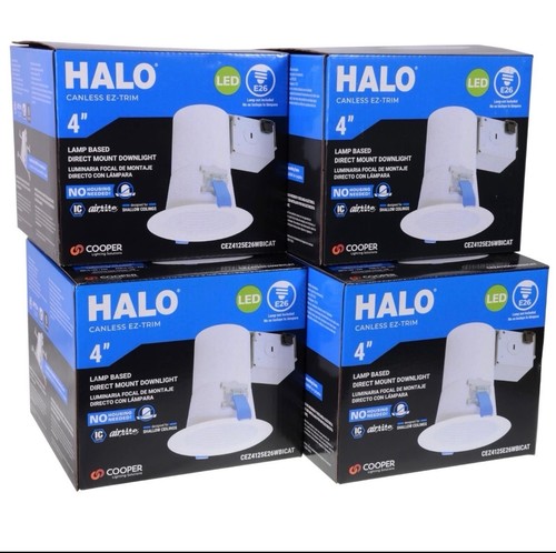 Halo canless trim - ez-trim, 4"