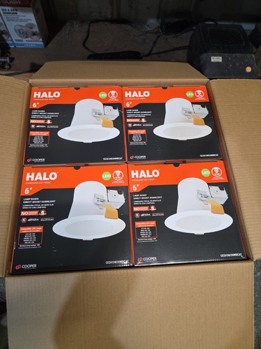Pack halo canless - 4-pack, 6”